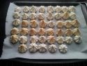 Un petit plateau de meringue